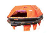 Self-Righting Solas Inflatable Throw Over Board Life Raft