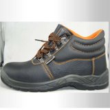 Work Men Industrial PU/Leather Safety Shoes