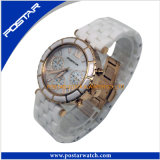 Attractive Round Digital Watch Charming Watch with Stones