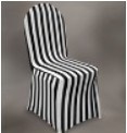 Stripe Lycra Chair Cover
