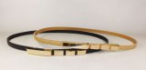 PU Fashion Stud/Skinny Belt for Lady (KY5367-1)