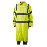 Reflective Waterproof Polyester Lining Long Rain Suit