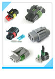 Male Female Auto Waterproof Connector with Terminals
