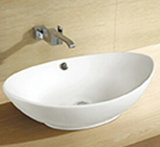 Oval Bathroom Ceramic Basin Bathroom Sink (CB-45094)