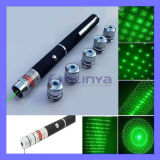 532nm 5mw 5 in 1 Green Laser Pointer Pen 5 Heads Patterns Star Hot Selling Promotion Gift Electronic Advertising Gift Box (LASER-005)