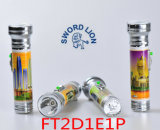 Sword Lion Metal & Stainless Steel CREE LED Flashlight Torch (FT2D1E1P)