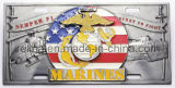 Customized American Marines Car License Plate