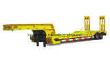 Two Axles Low Bed Semi Trailer with Cimc Brand