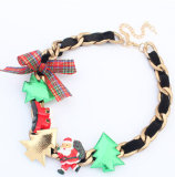 Christmas Jewelry/Christmas Bracelet/Enamel Christmas Man (XBL13136)