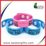 High Quality New Rubber Silicone Bracelet with Button (SW00013)