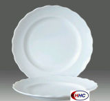 Opal Glassware Flat Plate Hbp8.5'' (flouncing) 