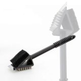 BBQ Double-Side Long Handle Grill Brush with Scraper