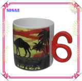 Decal Mug, Number Mug, Ceramic Cup