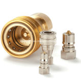 Brass Quick Release Hydraulic Hose Coupling, Hose Connector