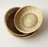 High Quality Handmade Natural Bamboo Basket (BC-NB1022)
