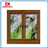 Popular European Aluminum Wood Garden Window (KDSAW023)