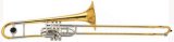 Bb/F Key Piston Trombone with Gold Lacquer