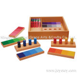 Wooden Toy - Montessori Colore Match Game Sensorial Practise Montessri Way (HE M018-4)
