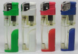 (Item No. BD-5820) Electronic Refillable Gas Lighter With LED, Baida Lighter