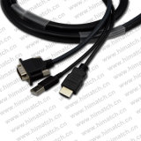 USB Charge HDMI to VGA Video Converter Cable