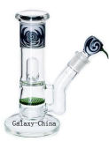 Color Water Pipe Glass Smoking with Splash Guard