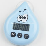 Water-Droped Digital LCD Shower Timer with Sucker
