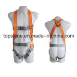 China Factory Professional Adjustable Working Polyester Full-Body Safety Harness Belt