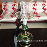 Green Tea Style Glass Shisha Glass Hookah Zr Glassware Made