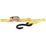 Professional Supplier of Cam Buckle Strap / Cargo Ratchet Tie Down Strap, Lashing Strap with S Hook