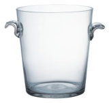 Mouth Blown & Handmade Glass Ice Bucket