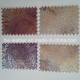 Glitter PU Leather for Shoes, Bags, Upholstey (HW-575)