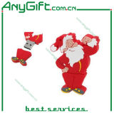 PVC Santa Claus USB Flash Disk