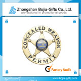 Customized Metal Pin Badge in Plating Gold Logo (BG-BA275)