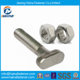 Bolts and Fasteners Stainless Steeel T Head Bolt with Nut
