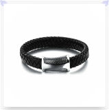 Fashion Jewellery Leather Jewelry Leather Bracelet (HR6052)