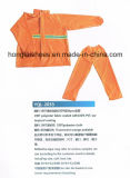 Quality Industrial Construction Reflective Vests, Split Raincoat