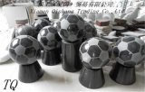 Wholesale Price Grey Granite Carving Football for Decoration