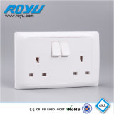 3*6 Inch British Standard Double 13A Switched Socket
