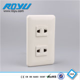 2*4 Inch Icc Approved Module 2 Gang Power Supply Socket
