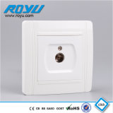 PC Material TV Electric Outlet for Round Mounting Box