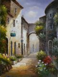 Landscape Mediterranean Paintings on Canvas