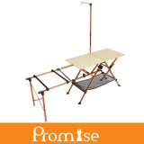 Outdoor Kitchen Foldable Camping Bamboo Table