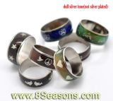 Mixed Color Change Magic Mood Rings 18.3mm Us 8 (7.5mm wide) , Sold Per Packet of 20 (B16215)