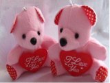 Plush and Stuffed Lovers Teddy Bear Keychain Toy