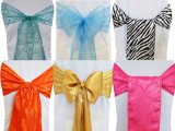 Promotional Various Color Chair Sashes for Wedding/Banquet/Party