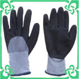 Latex Sand Coated Winter Gloves 3/4 DIP Work Gloves
