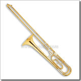 F/Bb Key Gold Lacquer Tenor Trombone with Case (TB9134G)