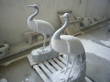 Animal Egrets Stone Carving Sculpture for Garden