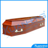 Wooden Great Design Coffin with Meal Handels