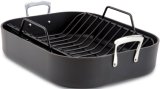 Hard Anodized 16'' By13'' Roasting Pan with Nonstick Rack
